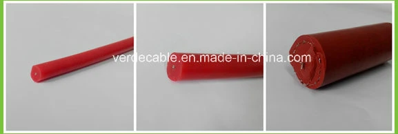 High Temperature Flexible Cable 1.5mm 2.5mm 14AWG 500V 50kv Tinned Copper Braided Shielded Silicone Rubber Wire
