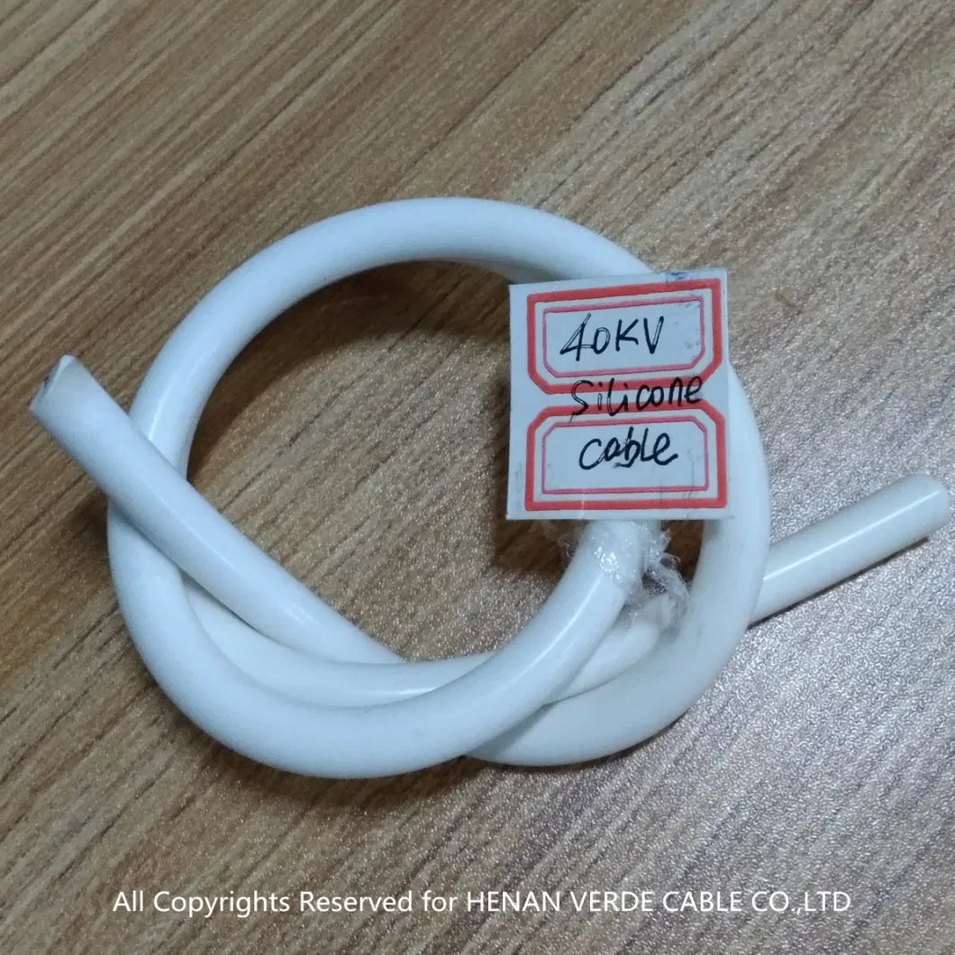 High Temperature Flexible Cable 1.5mm 2.5mm 14AWG 500V 50kv Tinned Copper Braided Shielded Silicone Rubber Wire